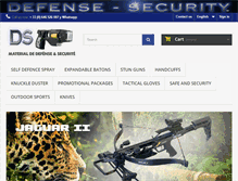 Tablet Screenshot of defense-security.com